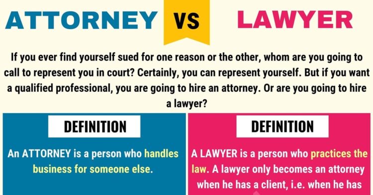 Lawyer attorney differences must key know vs which