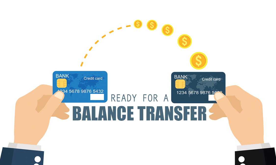 Credit card with transfer balance