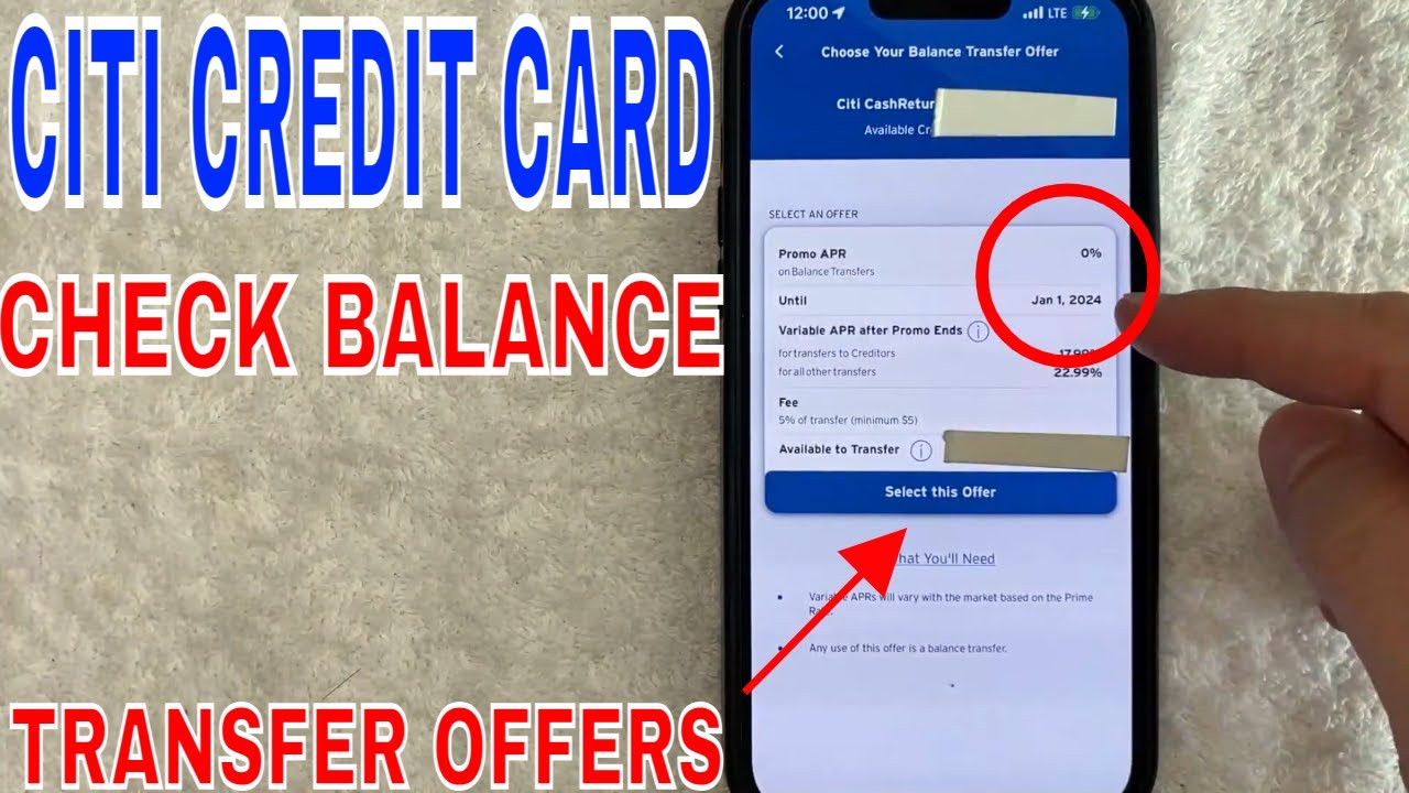 Transfer credit card balance to citibank